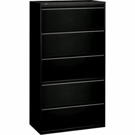 Hon FILE, LATERAL, 5DWR, 36in, BLK HON885LP